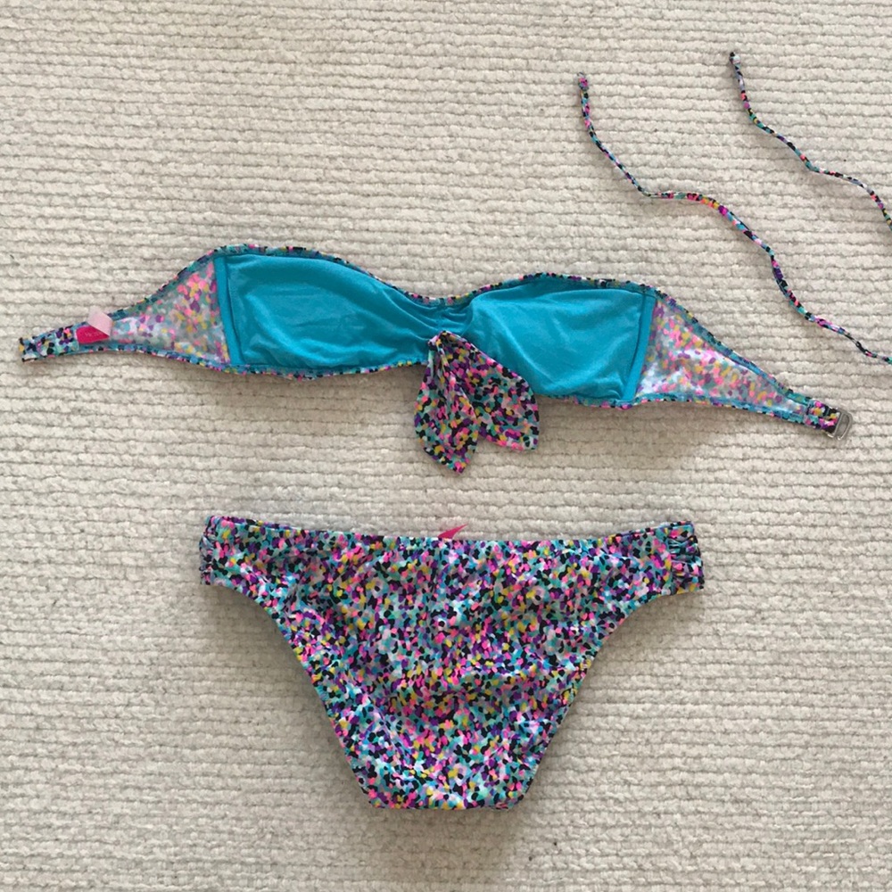 Victoria Secret confetti bandeau bikini - Picture 2 of 8